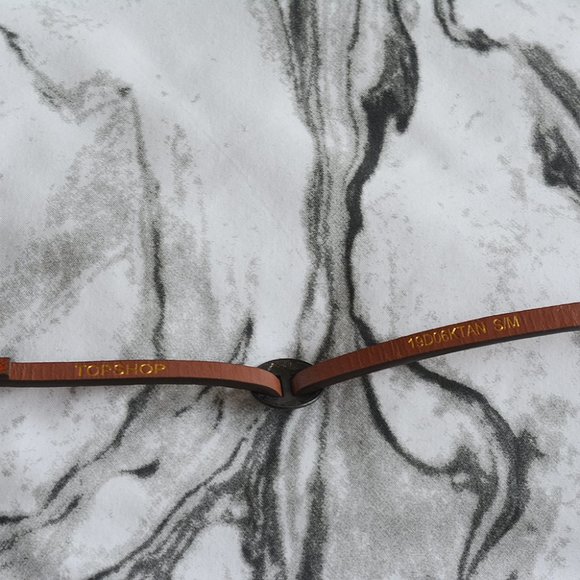 NWOT Topshop Skinny Western Style Belt - Picture 3 of 5